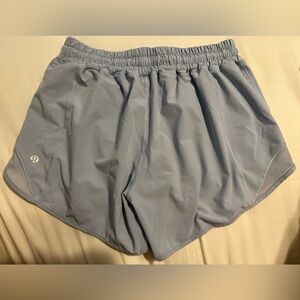 Light blue lululemon hotty hot shorts size-6 (liner is cut out but still good!)